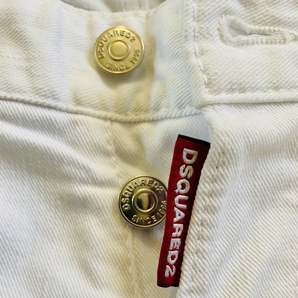 Dsquared2 Mens White Slim Jean - Picture 6 of 12
